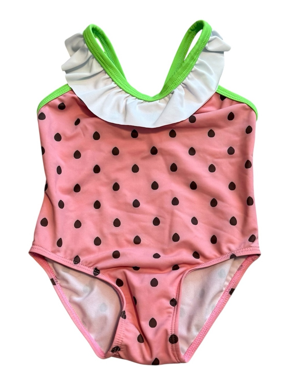 Baby Girl Watermelon Swimsuit 9-12M PatPat Pink Green Ruffle Bathing Suit
